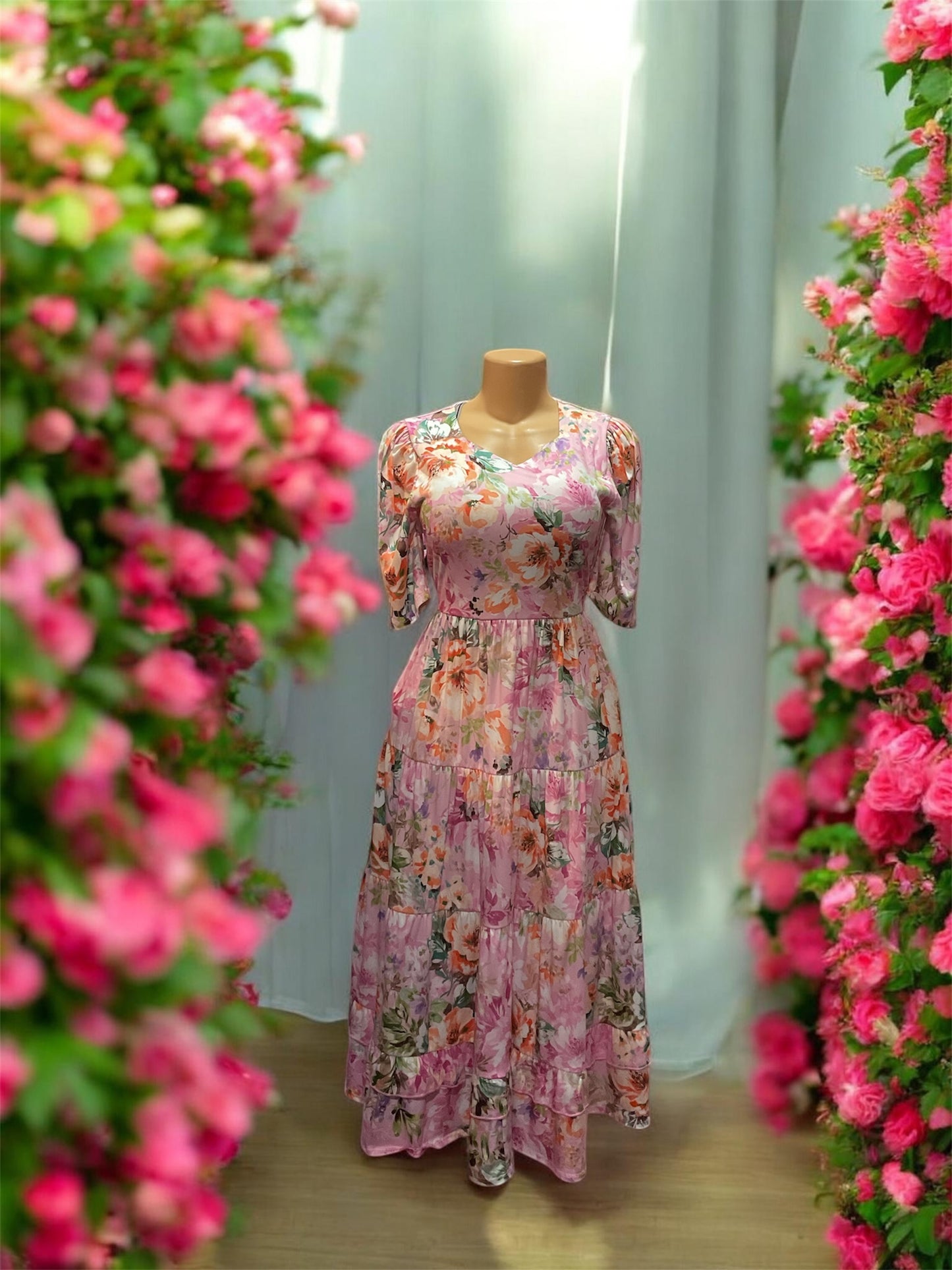 Vestido fresco tres tiempos