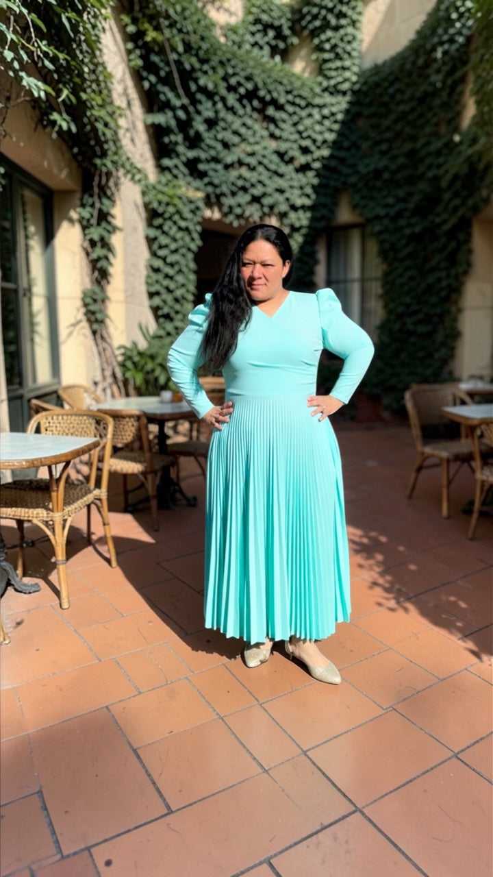 VESTIDO PLISADO 👗