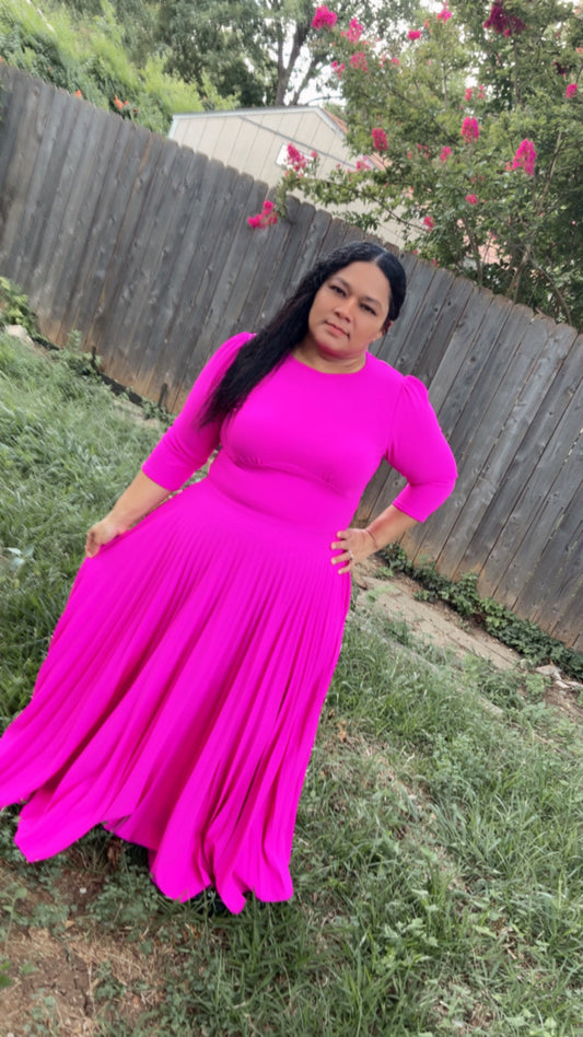 Maxi Dress Magenta