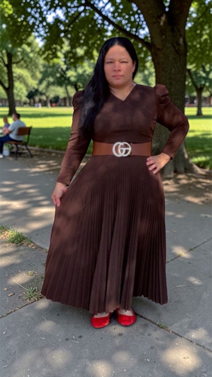 Vestido plisado