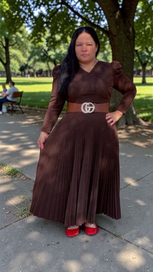 Vestido plisado