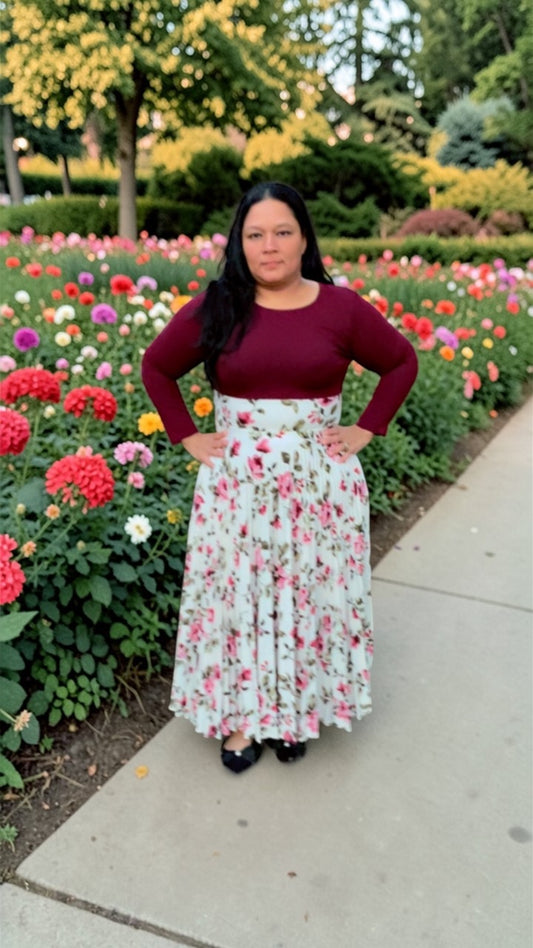 VESTIDO PLISADO VANDA ANCHA 👗♥️